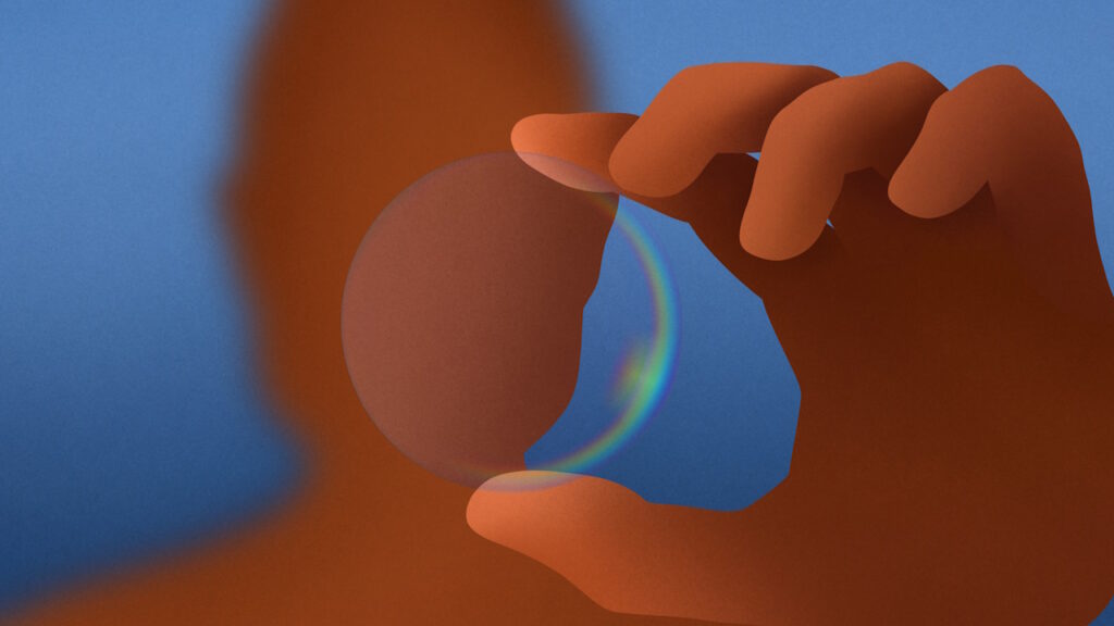 Using a lens to see more clearly